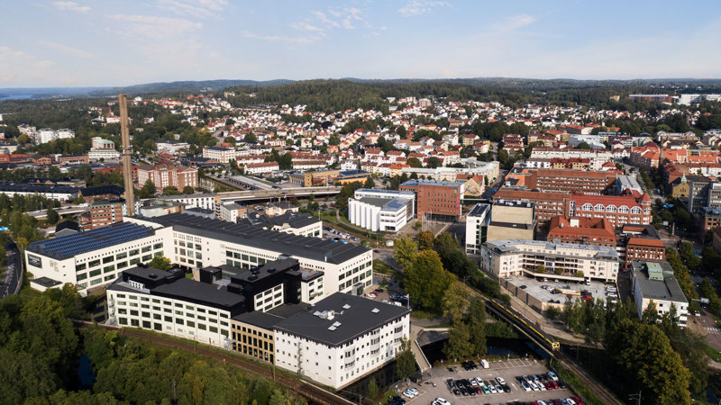 Vy över campus