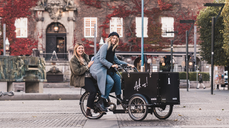 Bild av Caroline Wallin med kollega från Borås City. 