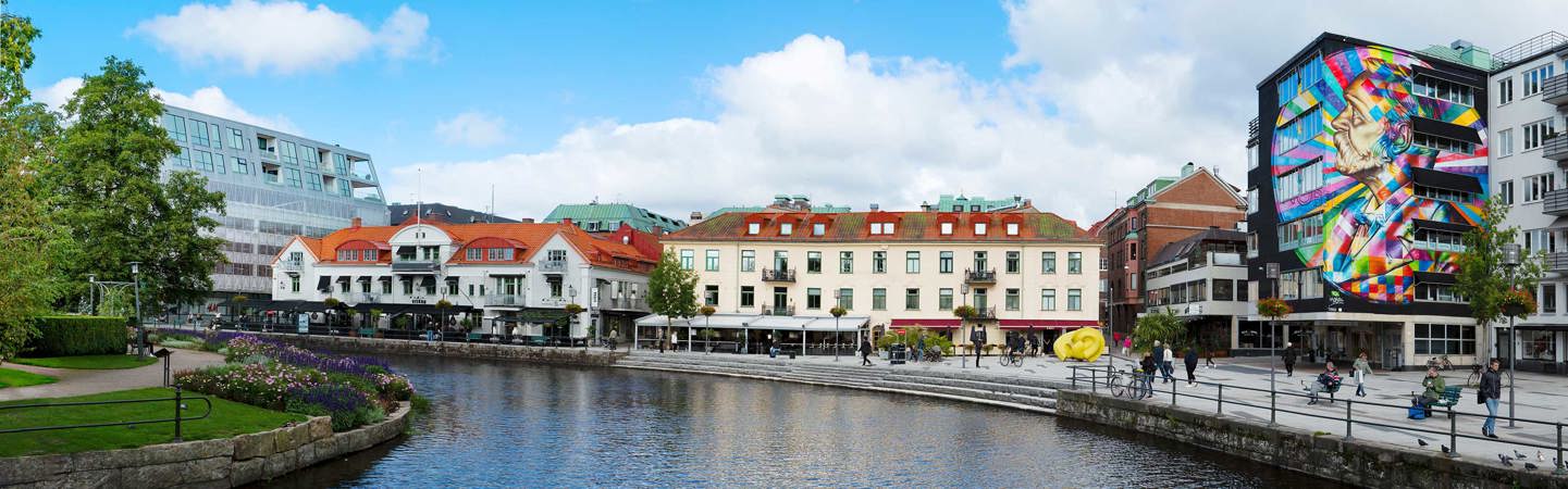 Vy över Sandwalls plats