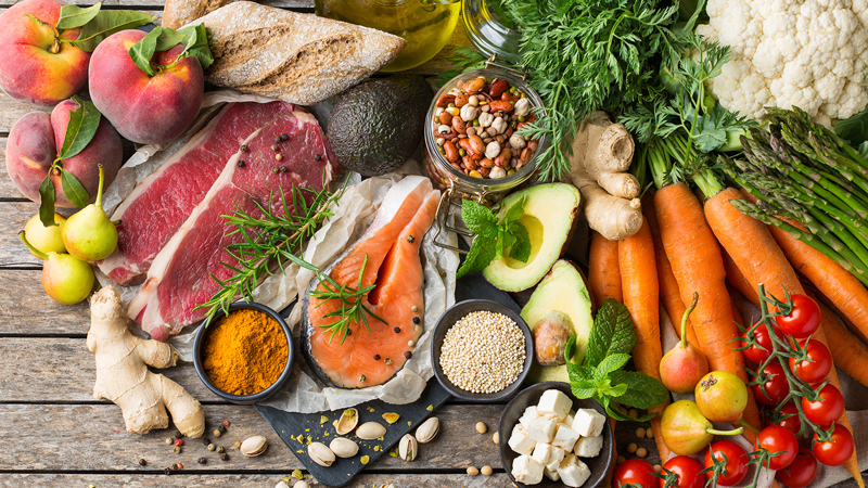 Various food ingredients
